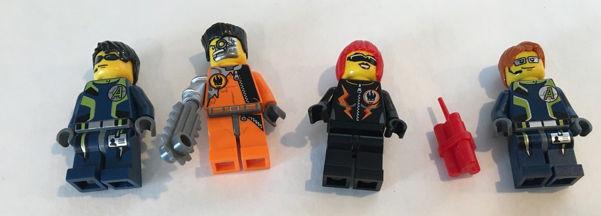 ベノムE×J Lego Agents 8968 8931 Dyna-mite Villains Fuse Chase Saw First