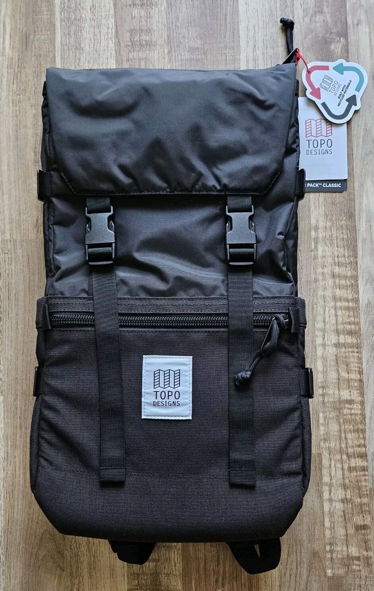 NWT Topo Designs Black Rover Pack Classic Stealth meets style. ?‍⬛ The Rover Pack Classic, in a  main image 4