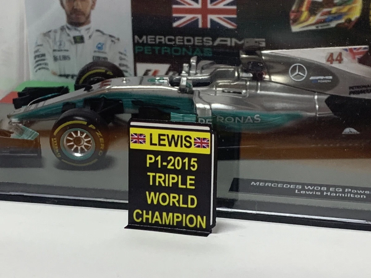 Lewis Hamilton 1:43 Diecast Formula 1 Cars 2015 Vehicle Year for
