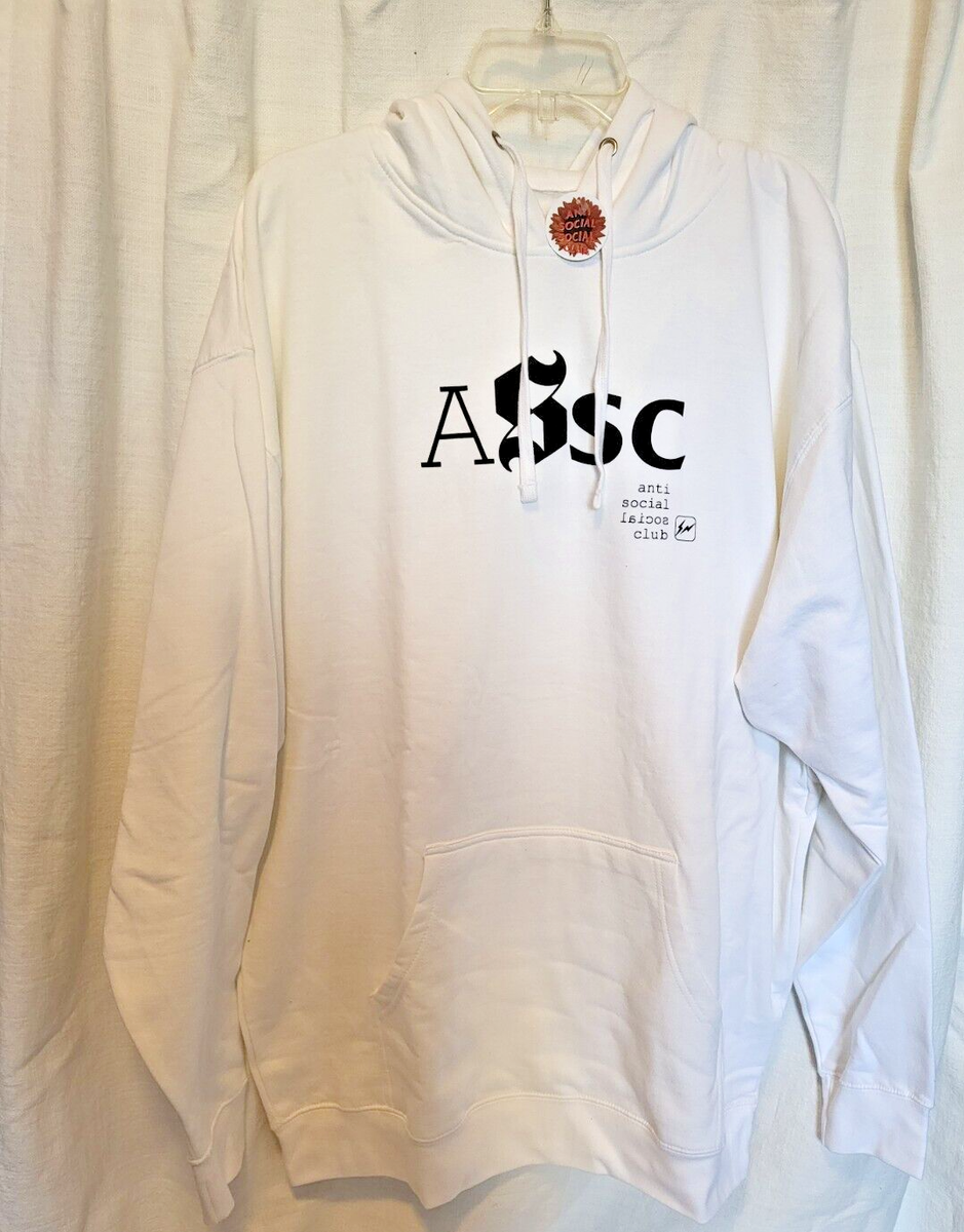 Anti Social Social Club x Fragment Type A Hoodie (FW22) White Size XXL