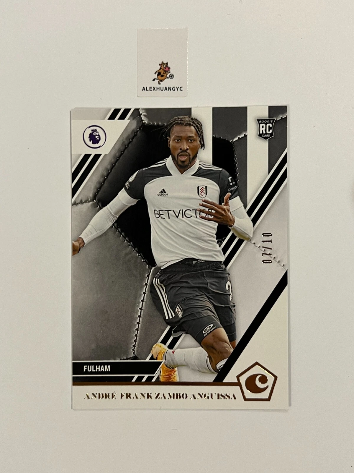 2020-21 Panini Chronicles Andre-Frank Zambo Anguissa RC Rookie Gold 07/10