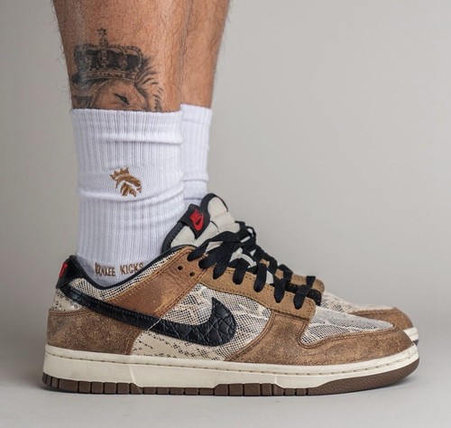 NIke Dunk Low Premium “CO.JP Brown Snakeskin" - Men's Size 9.5 and 10 - Picture 4 of 24