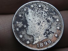 1899 Liberty Head V Nickel 5 Cent Piece- VF Details