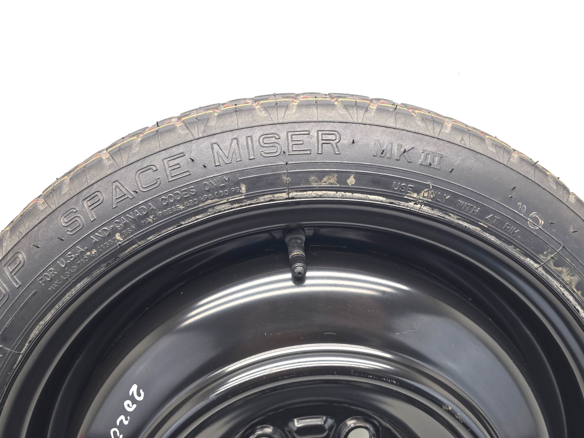 2019-2026 MAZDA 3 COMPACT SPARE TIRE WHEEL DONUT T 125/70D16 96M