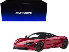 Autoart 76072 1/18 Mclaren 720S Memphis Red Metallic with Black Top