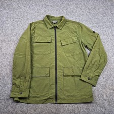 Barbour Jacket Mens  Large Green Rally Ripsto...