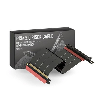 LINKUP AVA5 PCIe 5.0 Riser-Kabel x16 24cm umgekehrter Winkel