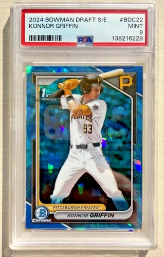 Konnor Griffin 1st Bowman Chrome Sapphire PSA 9 🔥🔥🔥