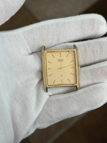 Rare Vintage Seiko Quartz 5931-5360 Men’s Gold Plated Dress Watch JDM 1970s