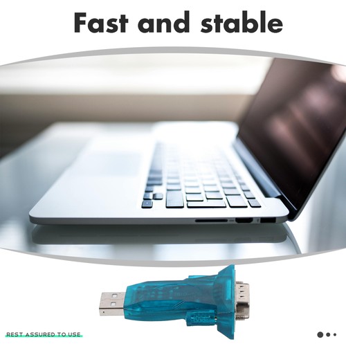 USB to Serial Cable Convenient Adaptor Adapter Communication Data - Afbeelding 5 van 12