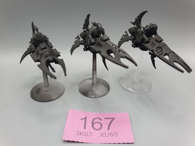Drukhari Dark Eldar Reavers Jetbikes x 3 eins mit Heat Lance Warhammer 40k 
