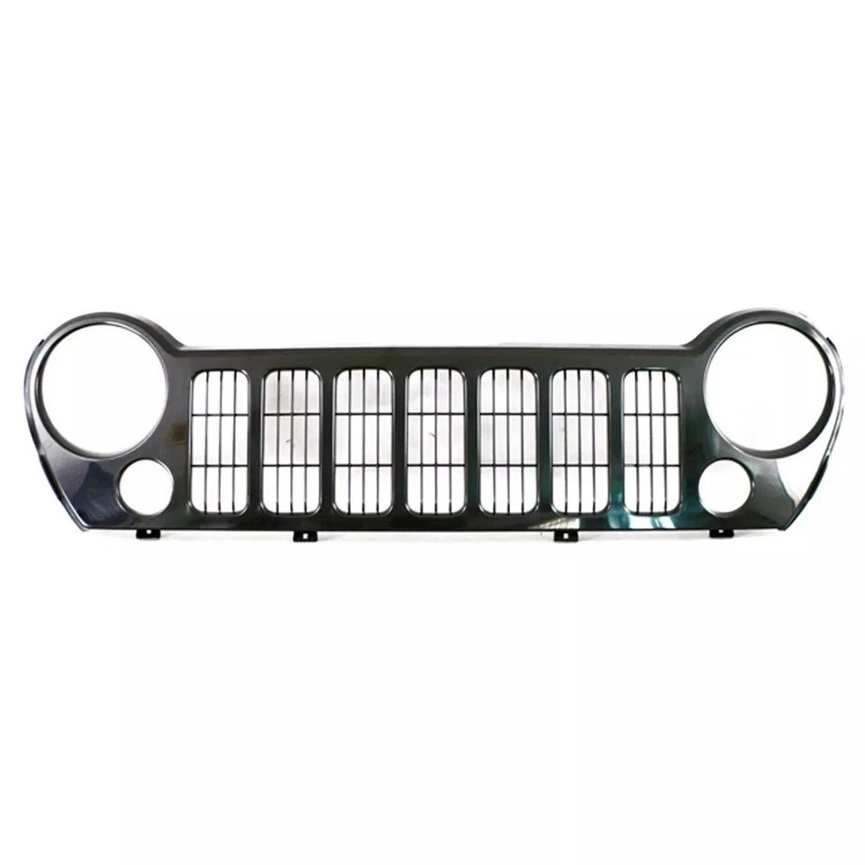 For 2005-2007 New Front Black Grille Assembly Jeep Liberty CH1200291 - Image 2 of 3
