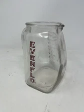 Vintage Evenflo Glass Baby Formula Milk Jug w Handle Measuring Pitcher 4 Cup