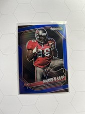 Panini 2025 Prizm Black Blue Prizm /199 Warren Sapp #144 Buccaneers NFL