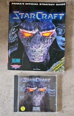 StarCraft Star Craft Blizzard PC CD-Rom (1997) Spiel UND Prima Strategiehandbuch