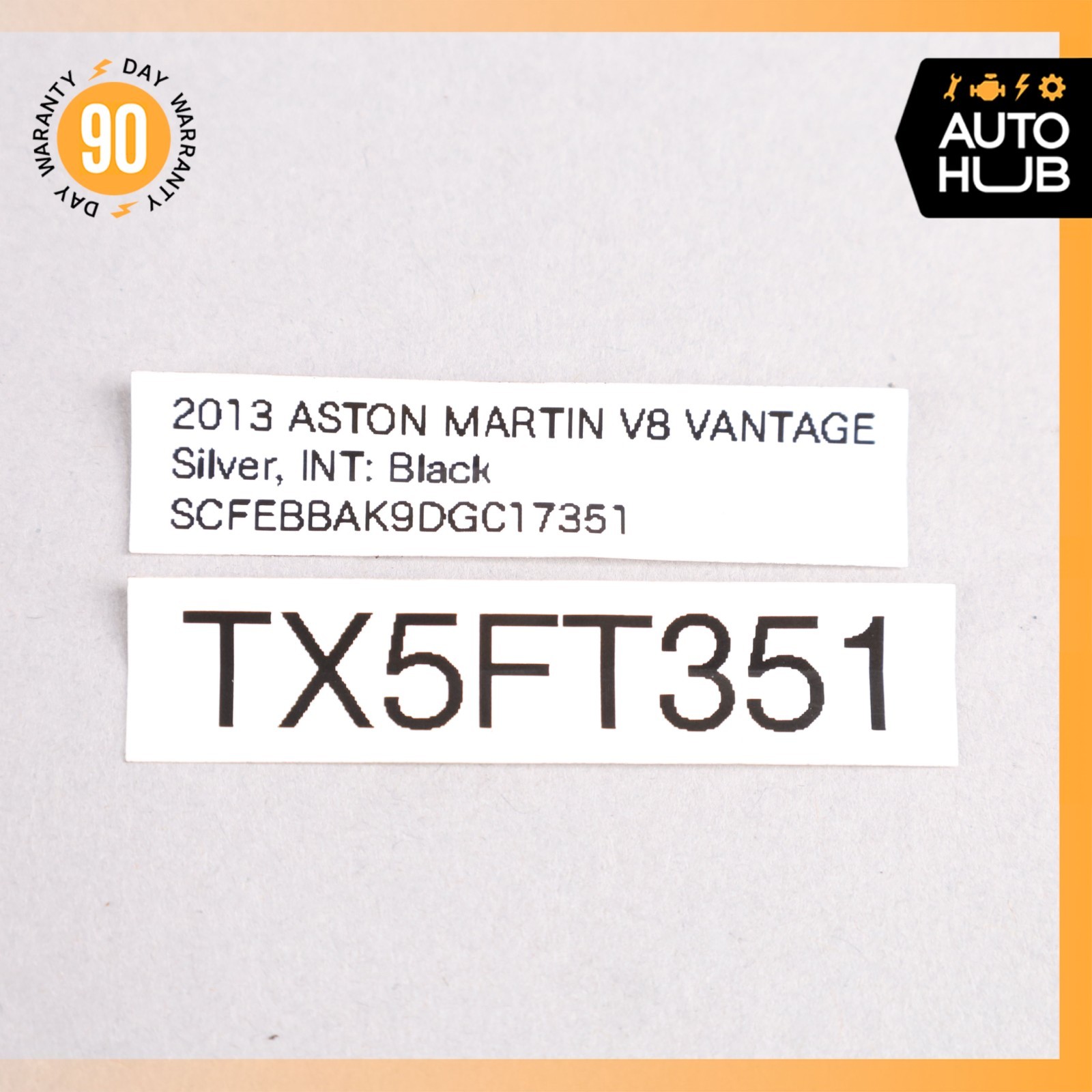 12-19 Aston Martin V8 Vantage Rapide DB9 DBS Windshield Wiper Motor OEM 26k