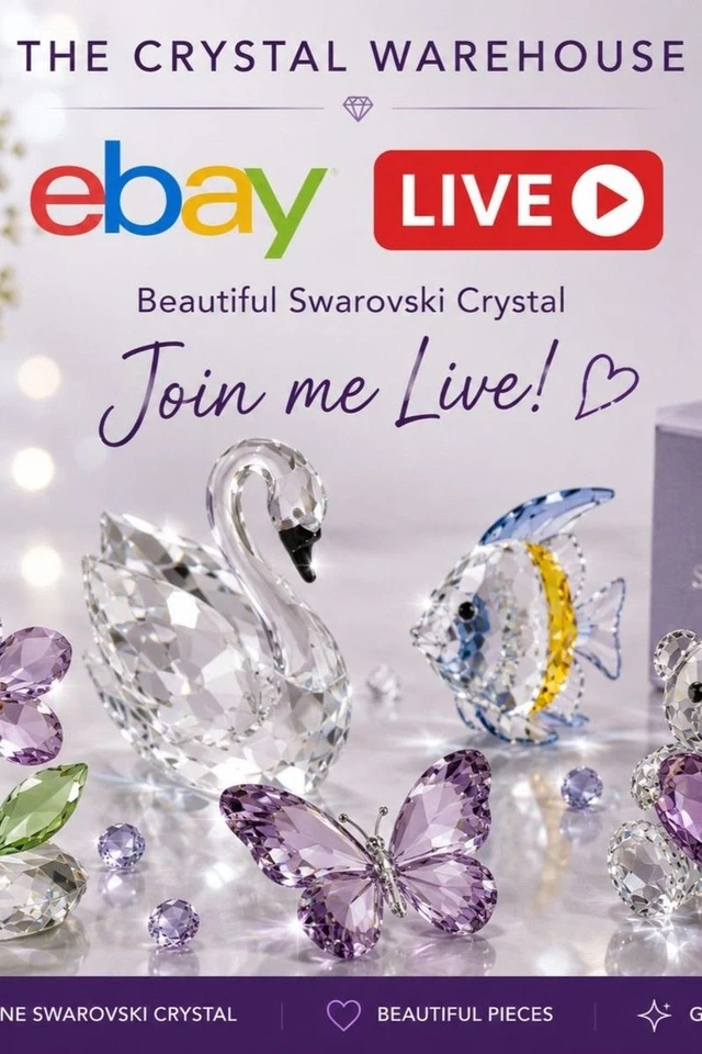 🦢 The Crystal Warehouse Presents: Swarovski LIVE!