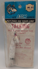 Atom 60 P Talking Striper Swiper 7/8 oz Popping Fishing Lure - White