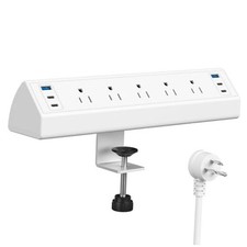 Desk Clamp Power Strip USB C,40W Total Fast Charging Station,4 PD 20W USB C