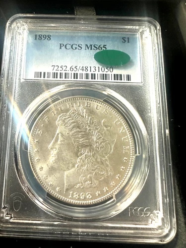 1898-P $1 Morgan Silver Dollar NGC MS 65 CAC