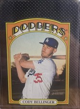 Cody Bellinger 2021 Topps Heritage 1972 Die Cut #72DC-1
