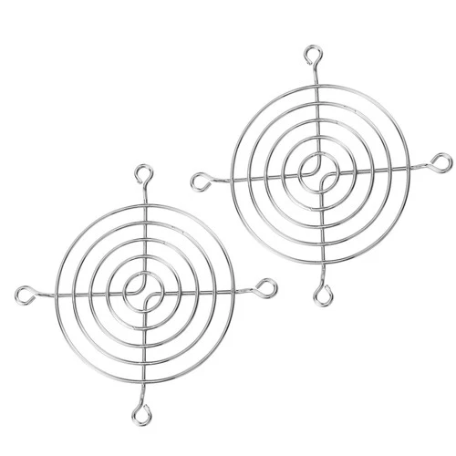 2 x Metal Wire Finger Guard Protection Grid PC Fan Cooler G6G54965