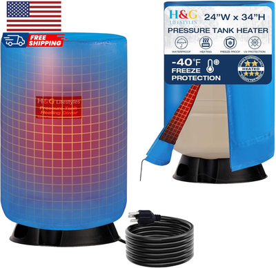 #ad Heated Well Pressure Tank Cover Insulated Heating Well Tank Insulation Jacket $352.39