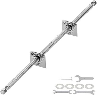 Heavy Duty 44'' Go Kart Live Axle Kit with Bearings for DIY Projects