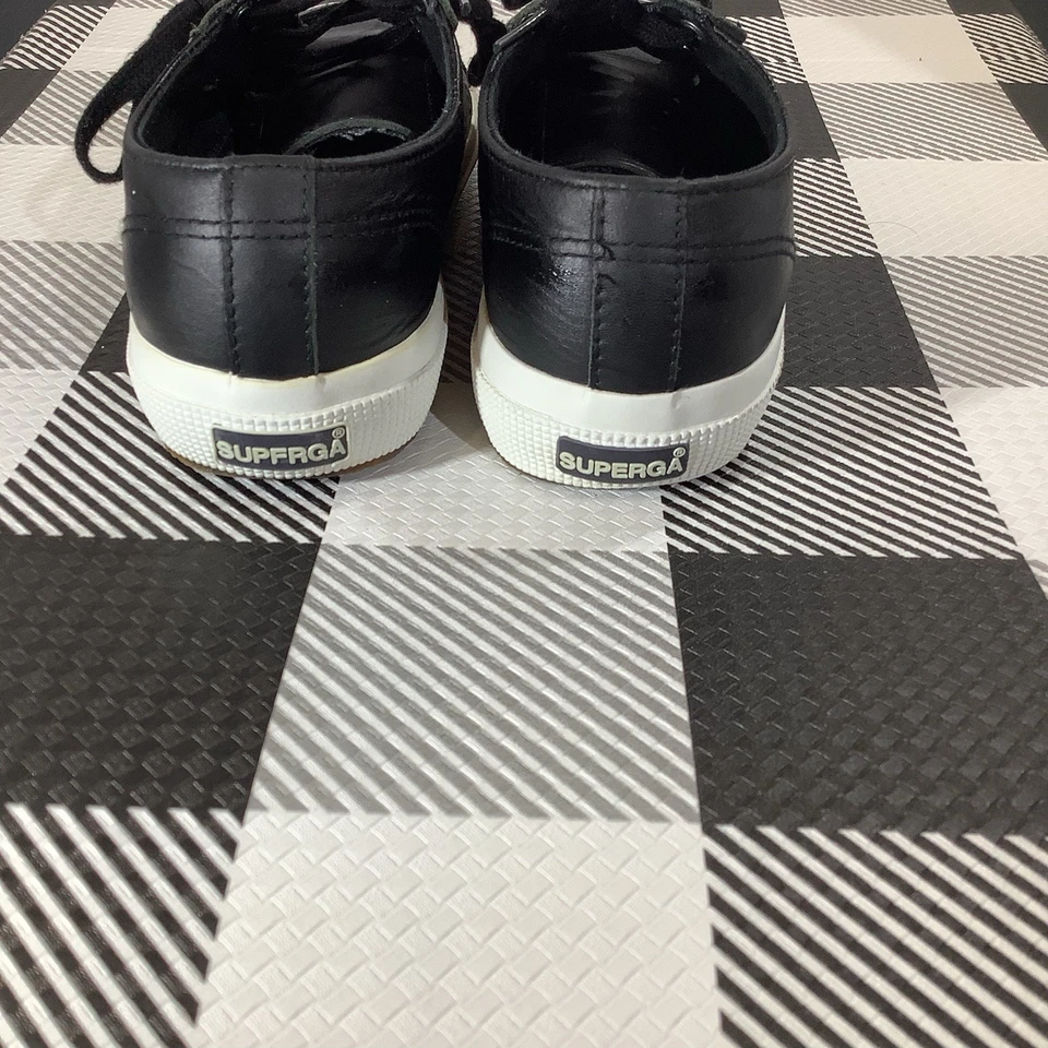 Superga 2750 Nappa Sneaker Women's (Black/White) Women's sz7.5 EUR 38 - Image 2 of 4