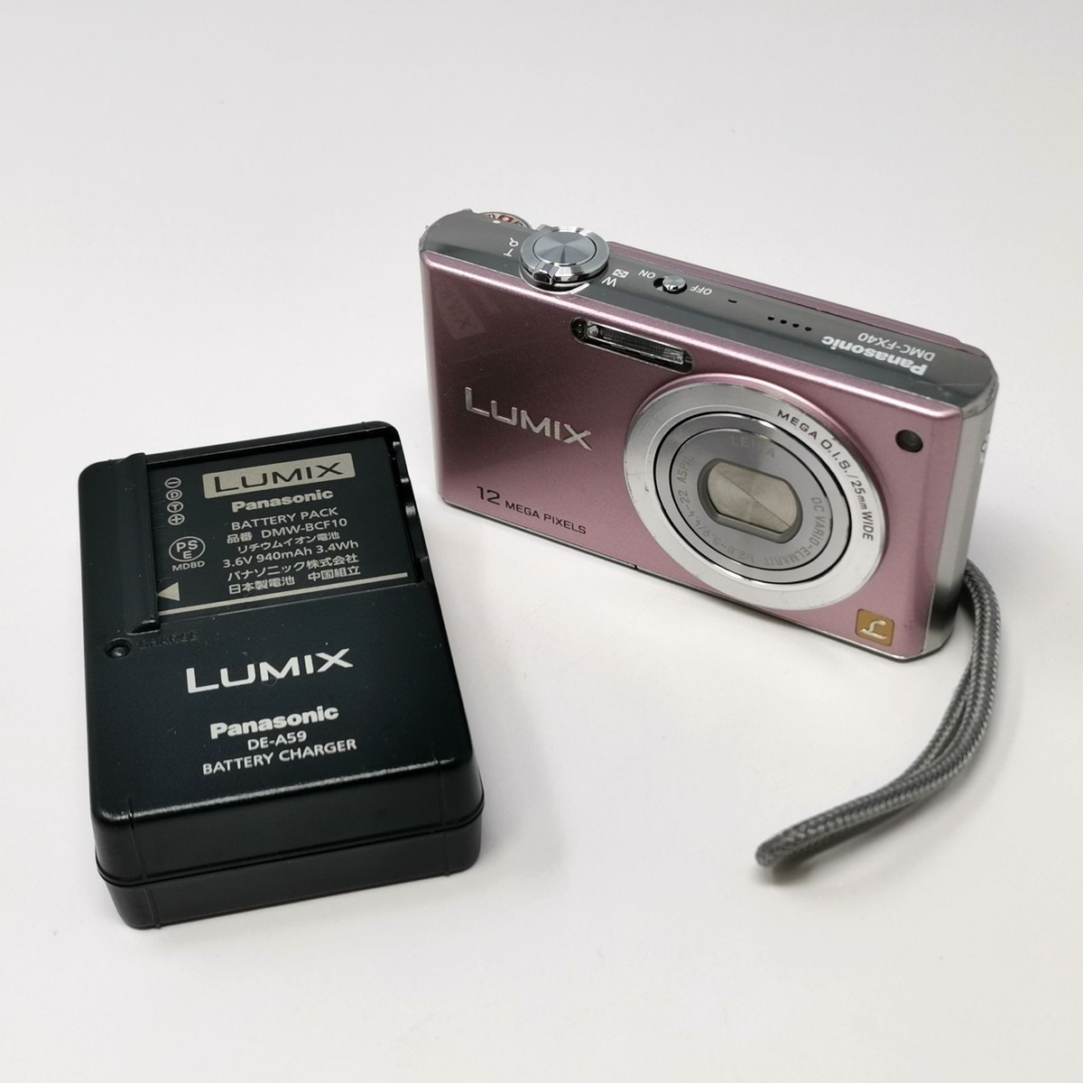 PANASONIC LUMIX Function Confirmed Pink Digital Camera DMC FX40