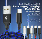 Braided USB C Type-C Android Fast Charging Data Charger Cable Cord 3/6/10FT