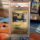 Pikachu Pokemon 2007 P5 Pop Series English 12/17 PSA 6 Swirl Inverted Back