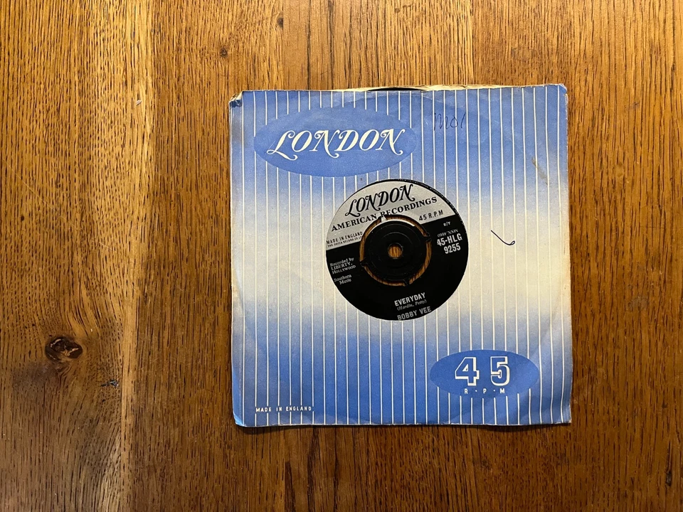 Bobby Vee - Rubber Ball / Everyday (1961) 7" single VG+ - Image 2 of 2