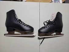 American Figure Skates Style 554 Size 10 Black Leather