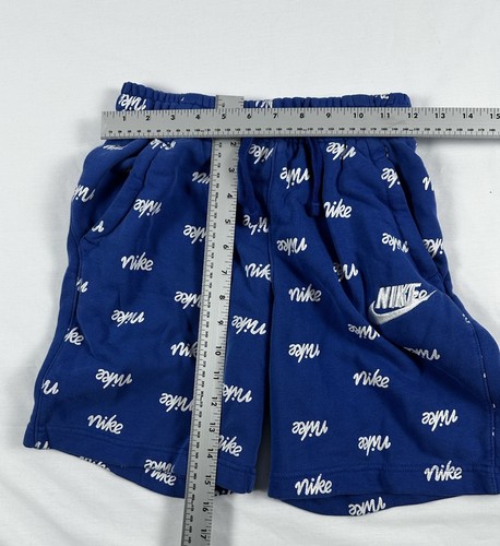 Nike Sportswear Shorts Basketball Athleisure Streetwear Blue Large Boys - Picture 4 of 8