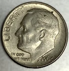 1964-P Roosevelt Dime - Circulated Condition - 90% Silver - US Coin - 3212