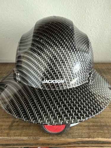 JACKSON BLOCK FG-V Full Brim Fiberglass Helmet Adjustable Fits 52-63cm