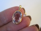 BEAUTIFUL 14K YG AMETHYST PENDANT W/EARRINGS 5.2 GRAMS! — photo 8