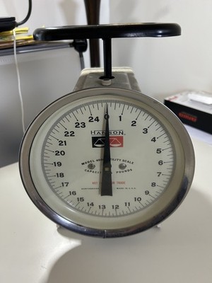 Vintage Hanson Model 4000 Utility Scale 25 lb Capacity Made in USA