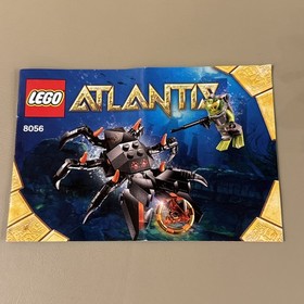 LEGO Atlantis: Monster Crab Clash 8056 100% Complete w/ Minifigure and Manual