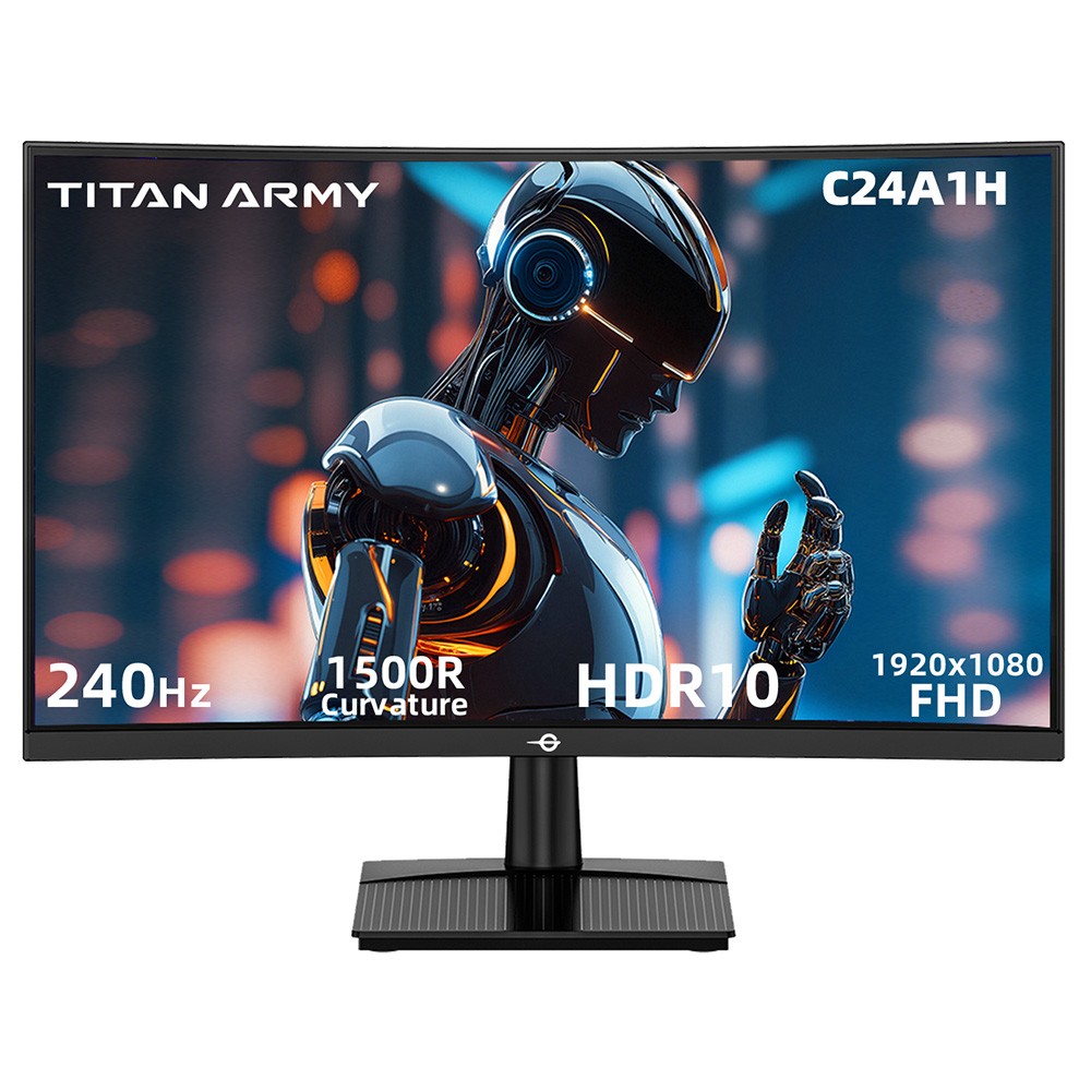 TITA C24A1H 23.6inch Gaming Monitor,1500R,16:9,240Hz,1ms MPR