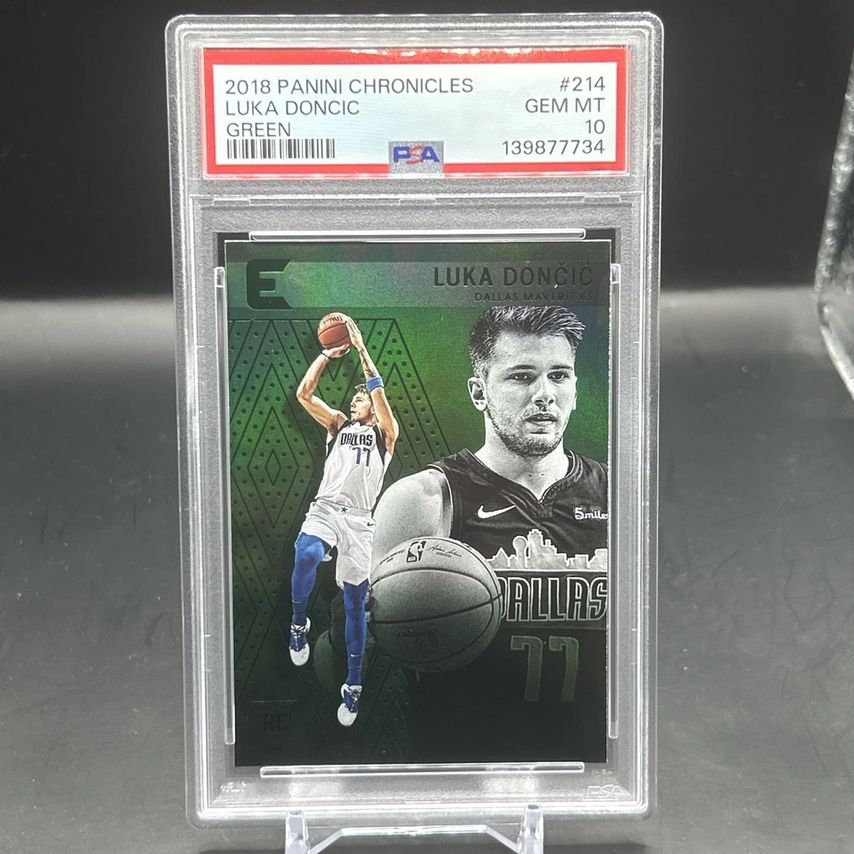 Luka Dončić 10 Graded Basketball Rookie Sports Trading Cards