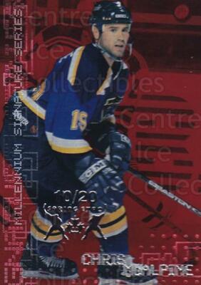 1999-00 BAP Millennium Spring Expo Ruby #207 Chris McAlpine