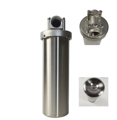 Brand New 1''NPT Stainless Steel Heavy Duty Pressure Water Filter Housing USA