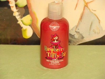BATH & BODY WORKS RASPBERRY TAFFY TA 3IN1 WASH 6 OZ GREAT STOCKING STUFFER  RARE