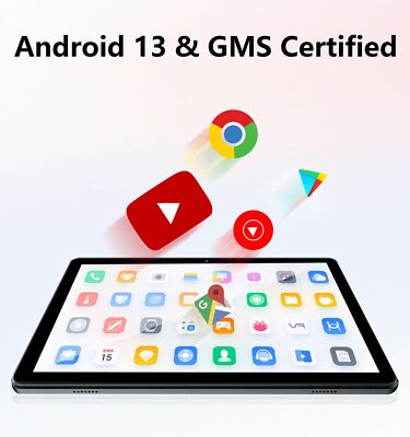 タブレット　Android13 10.1インチ 6GB 64GB 1TB拡張 Android Tablet, 10.1 inch Android 13 Tablets 6GB RAM 64GB