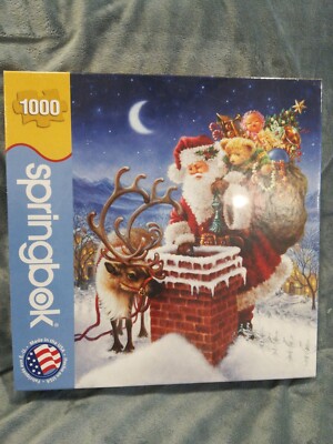 NEW Springbok Santa Christmas Puzzle 1000 Pieces Special Delivery SEALED
