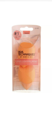 Real Techniques by Sam & Nic MIRACLE COMPLEXION SPONGES, #1462 Foundation