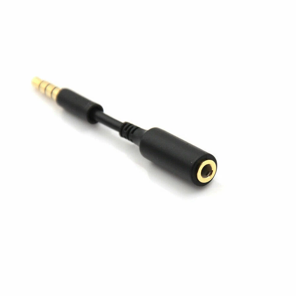 3.5mm 4 Pole Jack Male to Female Headset Audio Extension Cable Connector - Image 3 of 4