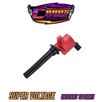 For Ford Mazda Escape Tribute 3.0L V6 1pc Red CBros High Voltage Ignition Coil